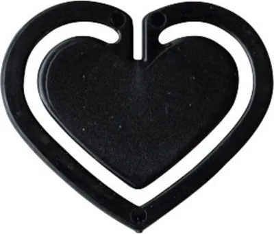 Produktbild von Büroklammern Herzklip 30mm VE=100 Stück schwarz