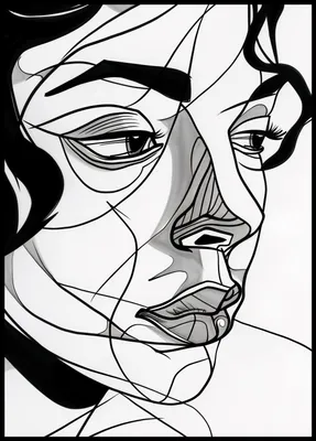 Produktbild von Plakat 67,5x95cm Frauenporträt