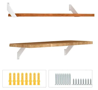Immagine prodotto di Supporto metallico angolare a 90 gradi, bianco, 15 cm, set da 4