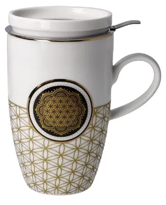 Produktbild von Goebel Lotus Yin Yang LO FB TTS Blume des Lebens weiß 23101761 Neuheit 2022