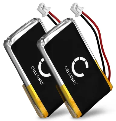 Immagine prodotto di CELLONIC 2x Batteria per Headset / Auricolare / Cuffie Compatibile con Plantronics CS520, CS351, CS55, 653580 – (240mAh, 3.7V)