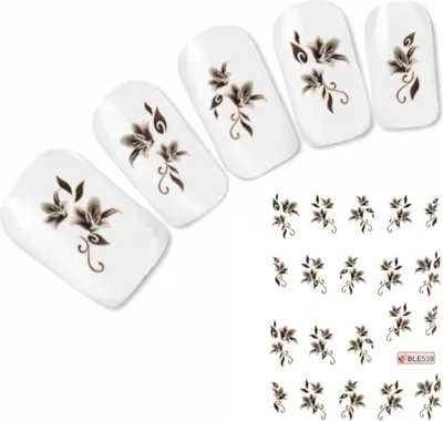Produktbild von Tattoo Nail Art Flower Aufkleber Blume Nagel Sticker Neu!