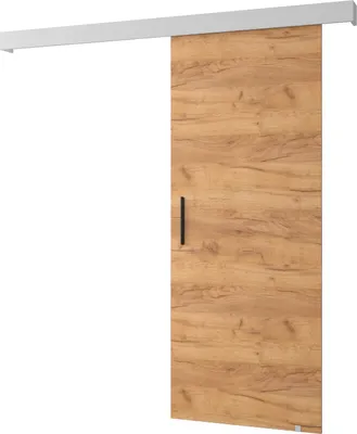 Produktbild von MEBLE KRYSPOL  Schiebetürsystem SALWADOR 1 mit Schienenabdeckung, Einbautüren, 90x204cm, Handwerk Gold