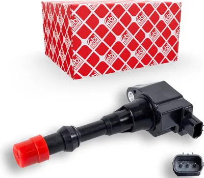 Produktbild von FEBI BILSTEIN 108237 Zündspule für HONDA CIVIC VIII Hatchback (FN, FK) Jazz II Schrägheck (GD, GE3, GE2) Civic VII Limousine (ES, ET) Jazz Limousine