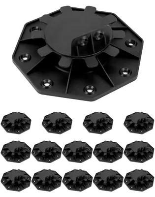 15 höhenverstellbare Terrassenunterlegplatten 30-60 mm