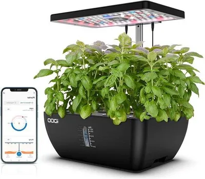 Zdjęcie produktu dla Inteligentna uprawa ziół w pomieszczeniu, pojemność 65 l, z oświetleniem LED i Wi-Fi