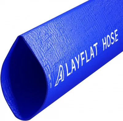 Produktbild von Wasserschlauch Layflat, 32 mm Durchmesser, 40 m Länge, flexibel für Drainage