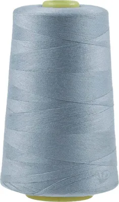 4572m Polyester Overlock Garn zartes taubenblau