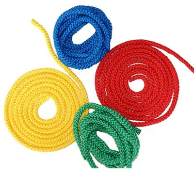 Image de Happy Kidz corde unie, couleurs assorties 2,5 m - jeu de 4 21404024043