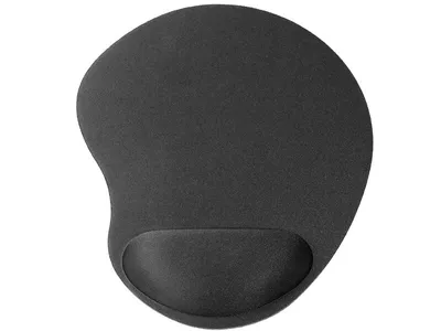 Productafbeelding van Tracer Flex, zwart, effen, polyester, rubber, polssteun, antislip voetjes, gaming muismat