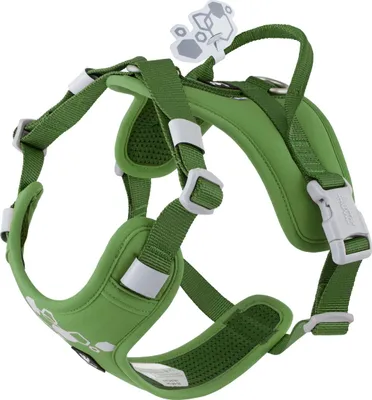 Image de HURTTA Harnais pour chien Weekend Warrior Harness II ECO, couleur : vert (persil), taille : 40-45 cm