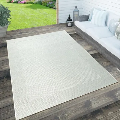 Produktbild von In- & Outdoor Teppich, Terrasse u. Balkon, Wetterfest Einfarbig m. Struktur Grösse 120x170 cm