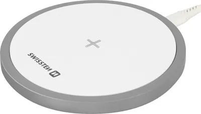 Obrázek produktu pro Swissten 22055505, Auto, Vnitřní, AC, Bezdrátové nabíjení, 1,5 m, Bílá