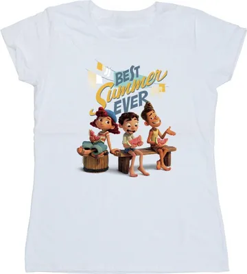 Produktbild von Disney - "Best Summer Ever" T-Shirt für Damen BI26235 (L) (Weiß)
