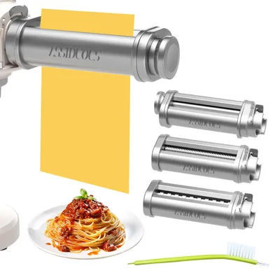 Pastarollen-Set für Bosch MUM5/MUM4, 3-teilig, Edelstahl