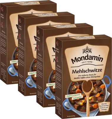 Produktbild von 4 x Mondamin - Mehlschwitze dunkel - 250g
