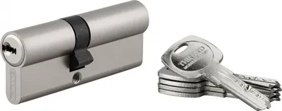 Image de Cylindre de serrure double entrée Trafic 6, 35x45mm, nickel, anti-arrachement, anti-perçage, 5 clés - THIRARD