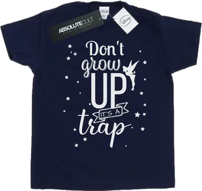 Produktbild von Disney - "Don't Grow Up" T-Shirt für Damen BI46446 (XXL) (Marineblau)
