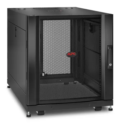 Produktbild von APC NetShelter SX - Schrank Netzwerkschrank - Schwarz - 12U - 48.3 cm (19") - für P/N: SURT48RMXLBP