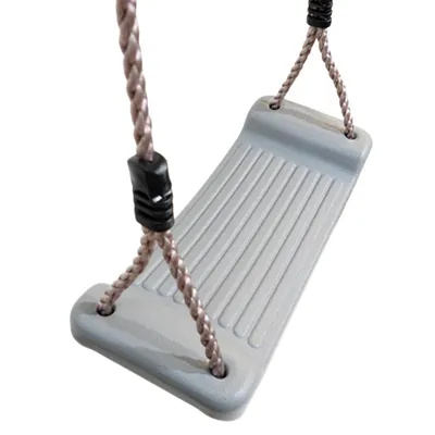 Produktbild von Schaukelsitz Kunststoff grau mit Seil 120–200 cm