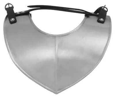 Produktbild von mittelalterlicher Gorget Halsberge, poliert