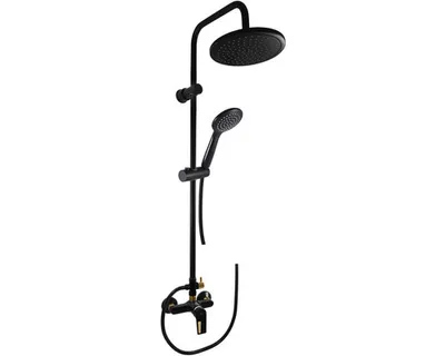 Obrázek produktu pro Sprchový systém RAV Slezák černý rozteč 100 mm CO382.0/3CMATZ