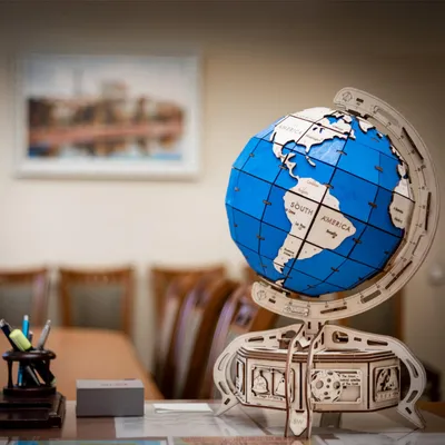 Produktbild von Eco Wood Art Globus 3D, 393 Stück(e), Fahrzeuge