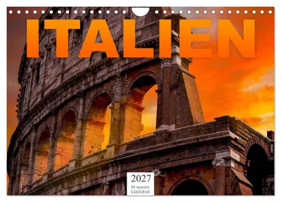 Produktbild von Italien - Südeuropa (Wandkalender 2027 DIN A4 quer), CALVENDO Monatskalender