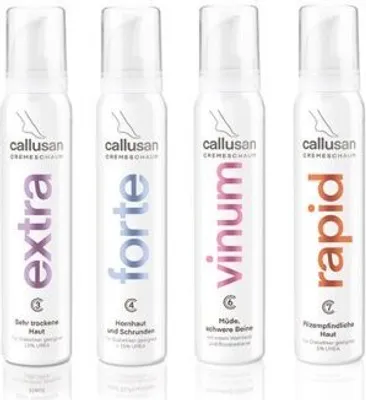 Obrázok produktu pre Callusan Cream Foam Vinum 125 ml - Pena na starostlivosť o nohy