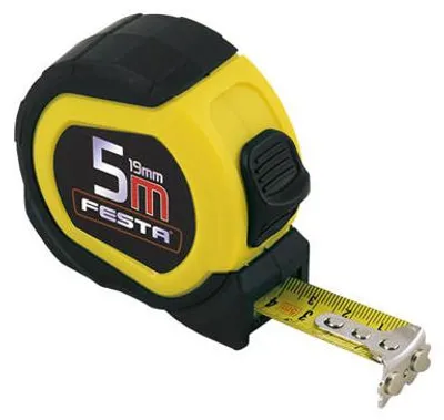Zdjęcie produktu dla Taśma miernicz zwijana magnetyczna Festa 5 m x 19 mm / opakowanie 1 szt.