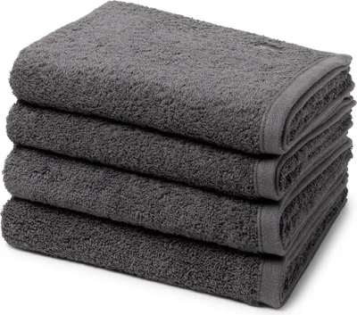 Produktbild von Ross Vita 4 X Handtuch im Set Weiches Material mit hohem Flächengewicht, Modische Farben für frische Akzente, Elegante Bordüre und Logo-Stickerei