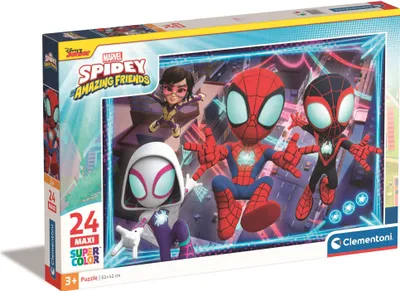 Immagine prodotto di Clementoni - Puzzle maxi 24 elementy Marvel Spidey Amazing Friends dla dzieci