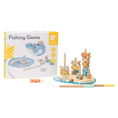 Immagine prodotto di Puzzle in legno Game Fish/Fisherman 24 pezzi in scatola 28x24x5cm