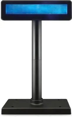 Produktbild von LCD750 - LCD Kundendisplay, USB, dunkelgrau