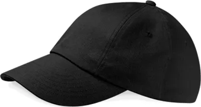 Produktbild von Beechfield B58 | Low Profile Heavy Baumwolle Drill Cap / Kappe / Mütze / Hut - Farbe: Black - Größe: One Size