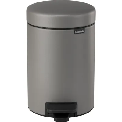 Produktbild von Brabantia Treteimer Newicon 3 L Mineral Concrete Grey