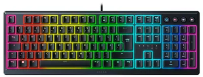 Produktbild von Razer Ornata V3, Kabelgebunden, USB, Membran Key Switch, QWERTZ, RGB-LED, Schwarz