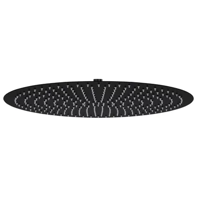 Zdjęcie produktu dla Vidaxl Regenduschkopf rund 50 cm Edelstahl schwarz