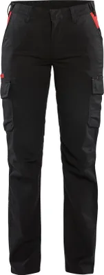 Produktbild von Blakläder® Damen Industrie Arbeitshose Stretch 7144 1832 in div. Farben, Farbe:dunkel marineblau/schwarz, Größe:34