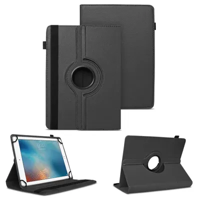Produktbild von Tablet Hülle für Apple iPad 2025 Schutzhülle Tasche Case Cover 360 Grad DrehbarFarben:Schwarz