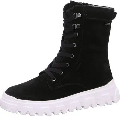 Produktbild von Richter  Kinderschuhe Mädchen Schnürstiefel Schwarz Freizeit, Schuhgröße:39 EU