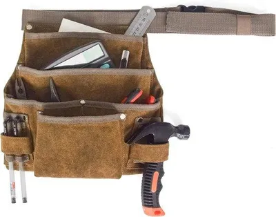 Image de Sac de travail professionnel à 6 poches avec boucle de ceinture réglable