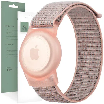 Obrázok produktu pre Tech-Protect Nylon Pre Kids Apple Airtag Ružová