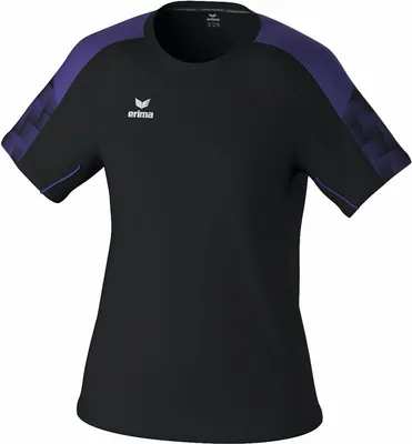 Produktbild von Erima Evo Star T-Shirt Schwarz/Ultraviolett - 44