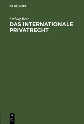 Produktbild von Das internationale Privatrecht