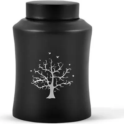Produktbild von Professionelle Mini-Begrafen urne 710 ml - Hochwertige As urne für Haustiere und Menschen - Schwarz