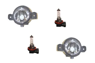 Produktbild von Nebelscheinwerfer H11 Links & Rechts Set passend für Nissan Micra & Leuchtmittel 8200002469 2615589925 26155AU325 B4A558990A 2615500Q00 2615589 Johns