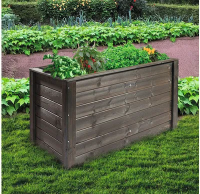 Produktbild von Hochbeet klassisch inkl. Gewebefolie 150 x 80 x 80 cm RAL 7016 anthrazit