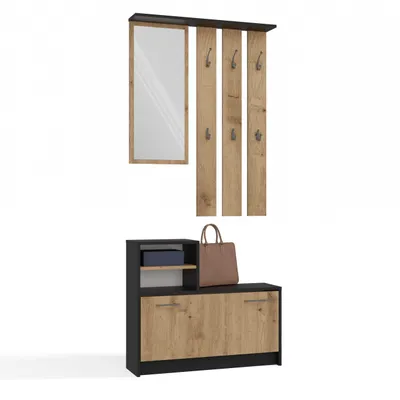 Produktbild von Topeshop GAR ANT/ART, 1 Tür(en), Drehtür, Modern, 850 mm, 240 mm, 1600 mm