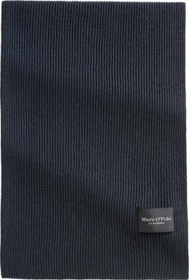 Produktbild von Marc O'Polo Schal Knitted Scarf Dark Navy dunkelblau